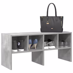 VidaXL 858845 organizzatore per conservazione da appendere Legno Grigio - Vista aggiuntiva 2