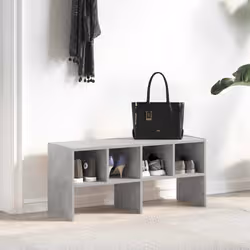 VidaXL 858845 organizzatore per conservazione da appendere Legno Grigio - Vista aggiuntiva 3