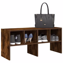 VidaXL 858847 organizzatore per conservazione da appendere Legno Grigio - Vista aggiuntiva 2