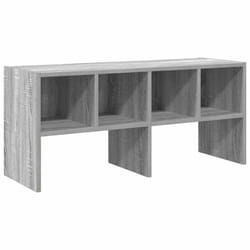 VidaXL 858849 organizzatore per conservazione da appendere Legno Grigio