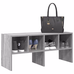 VidaXL 858849 organizzatore per conservazione da appendere Legno Grigio - Vista aggiuntiva 2