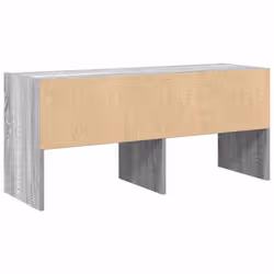 VidaXL 858849 organizzatore per conservazione da appendere Legno Grigio - Vista aggiuntiva 6