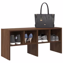 VidaXL 858851 organizzatore per conservazione da appendere Legno Marrone - Vista aggiuntiva 2