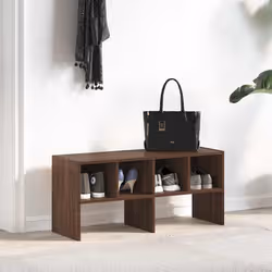 VidaXL 858851 organizzatore per conservazione da appendere Legno Marrone - Vista aggiuntiva 3