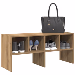 VidaXL 858855 organizzatore per conservazione da appendere Legno Marrone - Vista aggiuntiva 2