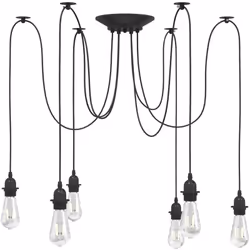 Illumina il tuo spazio con questa lampada a sospensione vintage, perfetta per cucine, sale da pranzo, soggiorni, camere da le ...