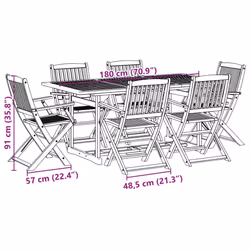VidaXL 3321528 set mobili da esterno - Vista aggiuntiva 8