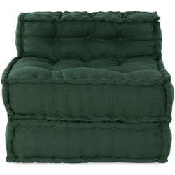Vidaxl - Pouf Modulare Verde 70x70x54 in Tessuto 479765