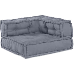 Vidaxl - Pouf Modulare Grigio 140x70x36 in Tessuto