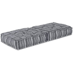 Vidaxl - Pouffe Modulare Grigio 70x70x36 in Tessuto di