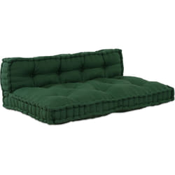 Vidaxl - Cuscino per divano pallet con schienale in tessuto verde