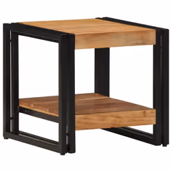 vidaXL Tavolino da salotto 40 x 40 x 38 cm legno massello di acacia - Vista aggiuntiva 2