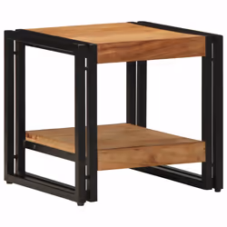 vidaXL Tavolino da salotto 40 x 40 x 38 cm legno massello di acacia - Vista aggiuntiva 3