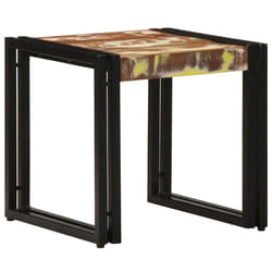 vidaXL Tavolino da salotto 40 x 40 x 38 cm legno massello di riciclo