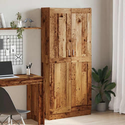 vidaXL Credenza Legno Antico 82,5x30,5x185 cm in Truciolato