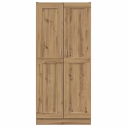 vidaXL Credenza Alta Rovere Artigianale 82,5x30,5x185 cm in Truciolato - Vista aggiuntiva 3