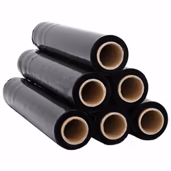 vidaXL Film Estensibile 6 pz Nero 23 μm 50 cm x 150 m - Vista aggiuntiva 2