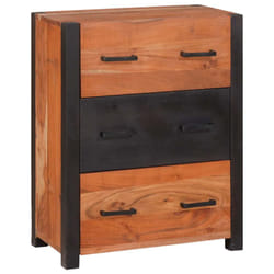 vidaXL Buffet e Sideboard con cassetto Marrone 55 x 30 x 75 cm