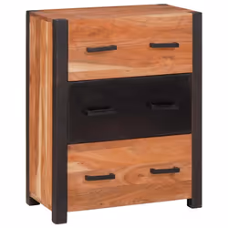 vidaXL Buffet e Sideboard con cassetto Marrone 55 x 30 x 75 cm - Vista aggiuntiva 2