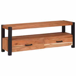 vidaXL Armadi e Supporti per Storage di Media Marrone 110 x 30 x 40 cm - Vista aggiuntiva 3