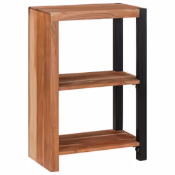 vidaXL Libreria Marrone 50 x 30 x 75 cm Legno massello di acacia - Vista aggiuntiva 2