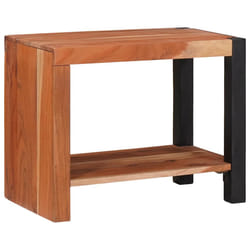vidaXL Libreria Marrone 50 x 30 x 40 cm Legno massello di acacia