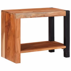 vidaXL Libreria Marrone 50 x 30 x 40 cm Legno massello di acacia - Vista aggiuntiva 2