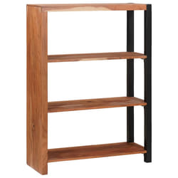 vidaXL Libreria Marrone 80 x 30 x 110 cm Legno massello di acacia