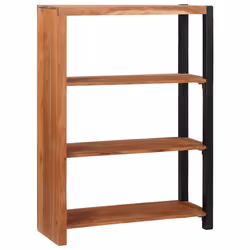 vidaXL Libreria Marrone 80 x 30 x 110 cm Legno massello di acacia - Vista aggiuntiva 3