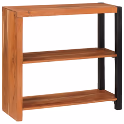 vidaXL Libreria Marrone 80 x 30 x 75 cm Legno massello di acacia - Vista aggiuntiva 2