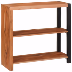 vidaXL Libreria Marrone 80 x 30 x 75 cm Legno massello di acacia - Vista aggiuntiva 3