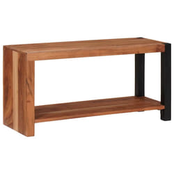 vidaXL Libreria Marrone 80 x 30 x 40 cm Legno massello di acacia