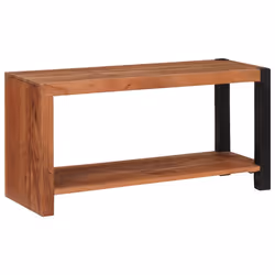 vidaXL Libreria Marrone 80 x 30 x 40 cm Legno massello di acacia - Vista aggiuntiva 2