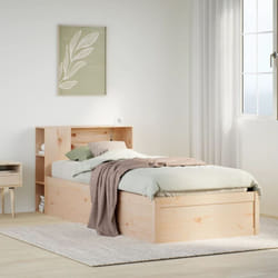 Giroletto senza Materasso 90x200 cm in Legno Massello di Pino Vidaxl 674154