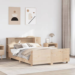 Letto senza Materasso 120x190 cm in Legno Massello di Pino Vidaxl 602448