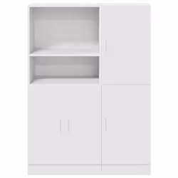VidaXL 3324142 scaffale Legno Bianco - Vista aggiuntiva 4