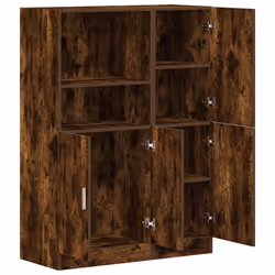 VidaXL 3324146 scaffale Legno Quercia, Marrone - Vista aggiuntiva 4