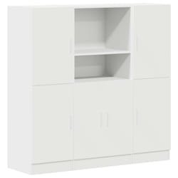 VidaXL 3324151 scaffale Legno Bianco