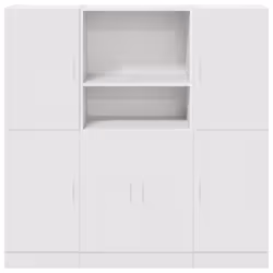 VidaXL 3324151 scaffale Legno Bianco - Vista aggiuntiva 5
