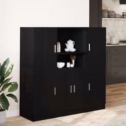 VidaXL 3324152 scaffale Legno Nero - Vista aggiuntiva 3