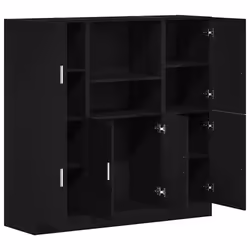 VidaXL 3324152 scaffale Legno Nero - Vista aggiuntiva 4