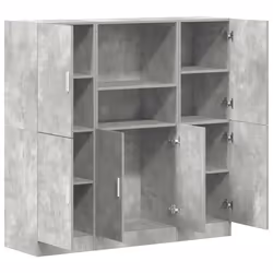 VidaXL 3324154 scaffale Legno Grigio - Vista aggiuntiva 4