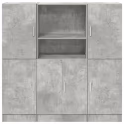 VidaXL 3324154 scaffale Legno Grigio - Vista aggiuntiva 5
