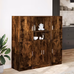 VidaXL 3324155 scaffale Legno Quercia, Marrone