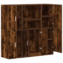 VidaXL 3324155 scaffale Legno Quercia, Marrone - Vista aggiuntiva 4