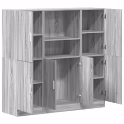 VidaXL 3324156 scaffale Legno Grigio - Vista aggiuntiva 4