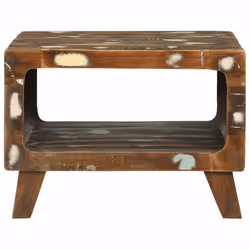 vidaXL Tavolino da salotto 50 x 50 x 35 cm legno massello di riciclo - Vista aggiuntiva 3