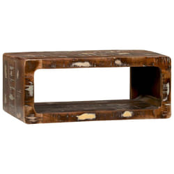 vidaXL Mobile TV Multicolore Legno massello di recupero