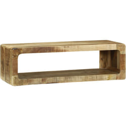Vidaxl - Armadio tv 80x30x25 cm Legno massello di mango grezzo