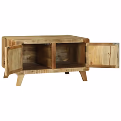 vidaXL Tavolino da salotto Marrone Legno massello di mango ruvido - Vista aggiuntiva 3